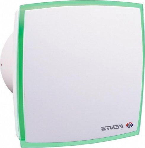 Вентилятор декоративный осевой Vents 100 ЛД Лайт D100 зеленый картинка